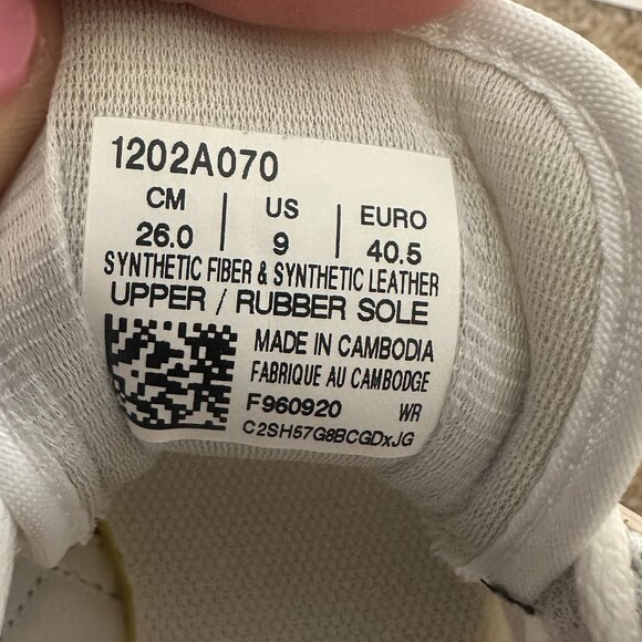 Asics White Sneakers with Pink and Black Accents - Picture 12 of 12